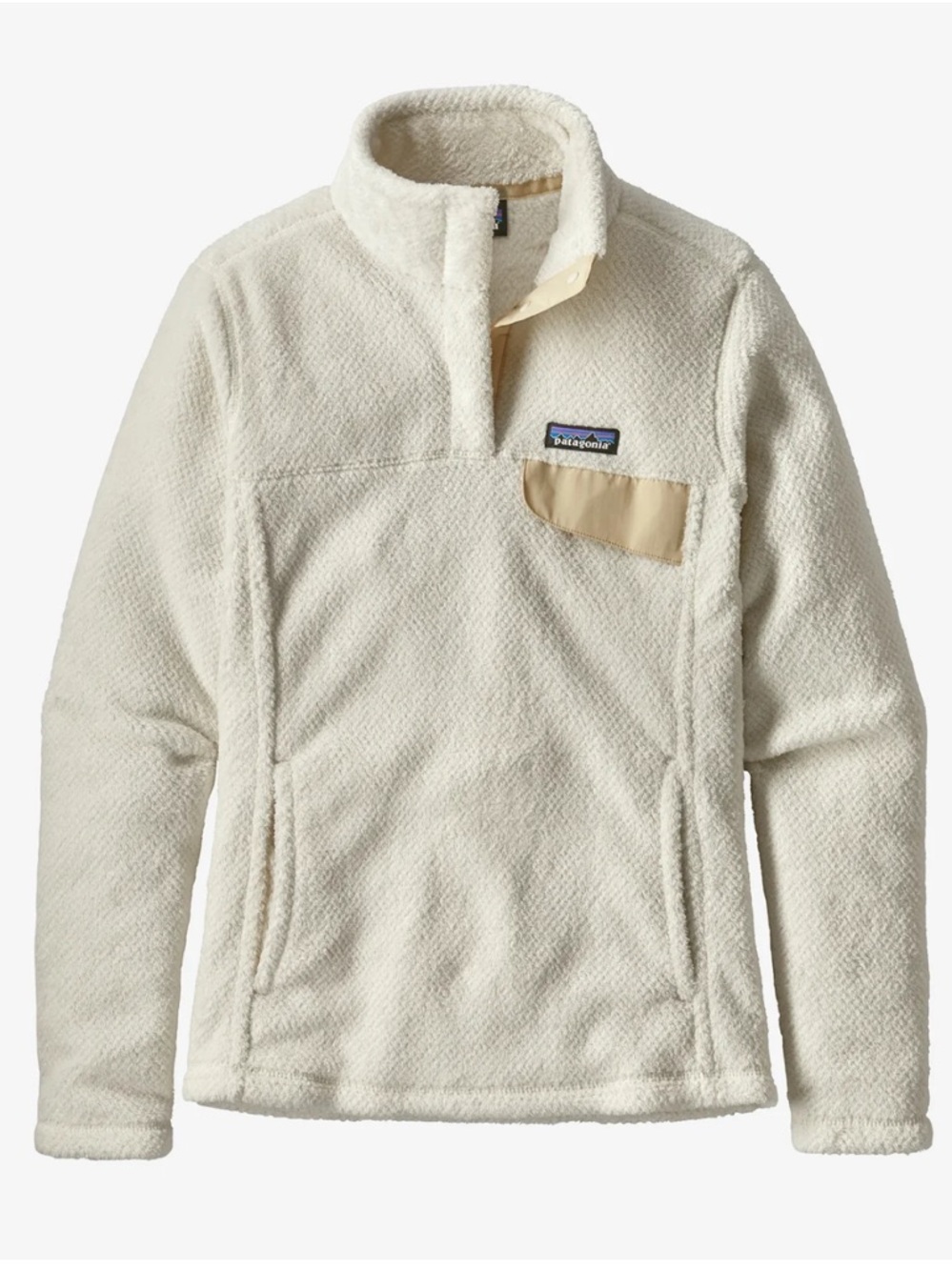 Patagonia Off-White Fleece Half-Zip Pullover